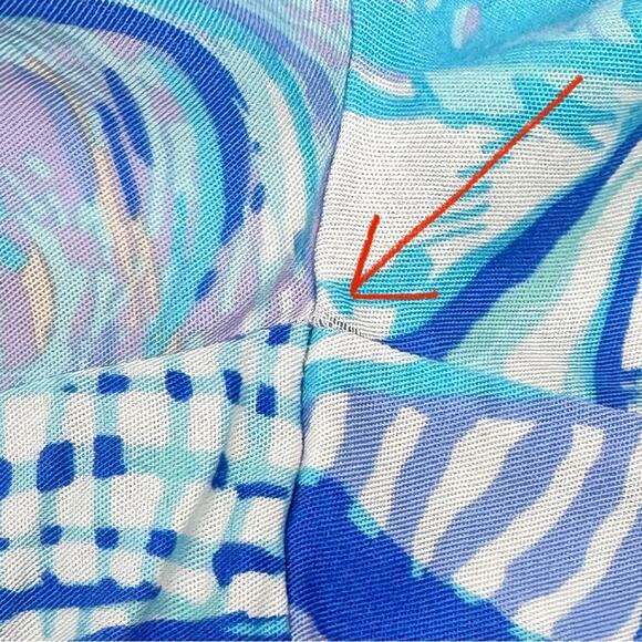 Lilly Pulitzer Scalloped Dahlia Shorts SZ Small Light Lilac Verbena Aboat Time - Picture 8 of 13